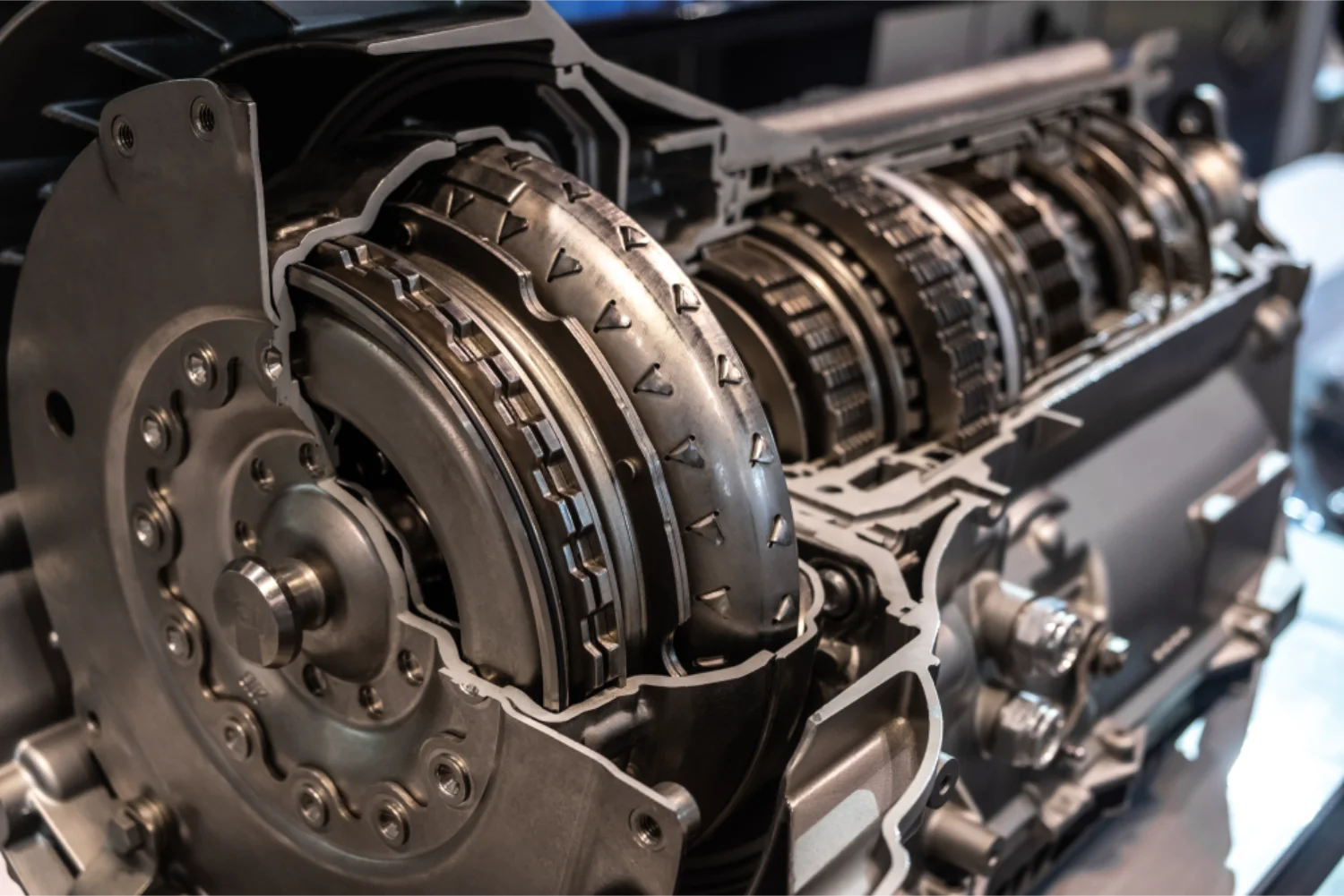 Automatic transmission internal components and clutch packs